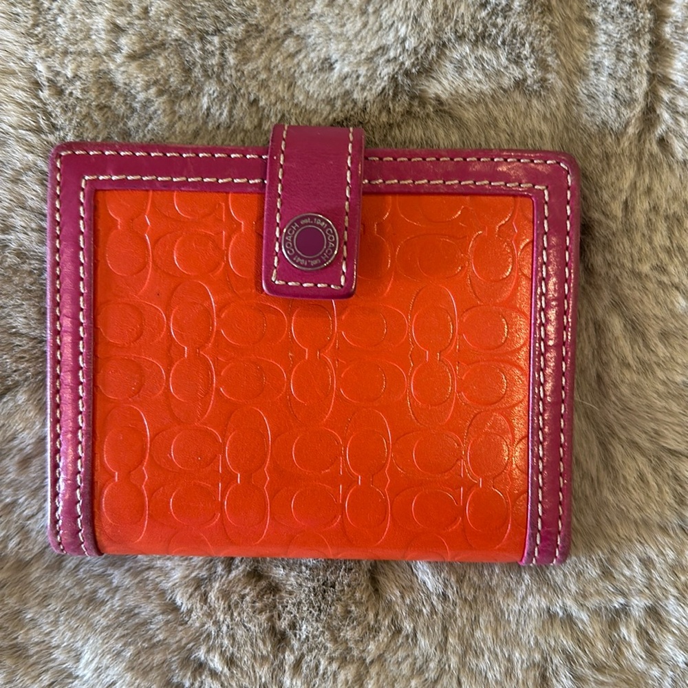 COACH credit card/ cash wallet
